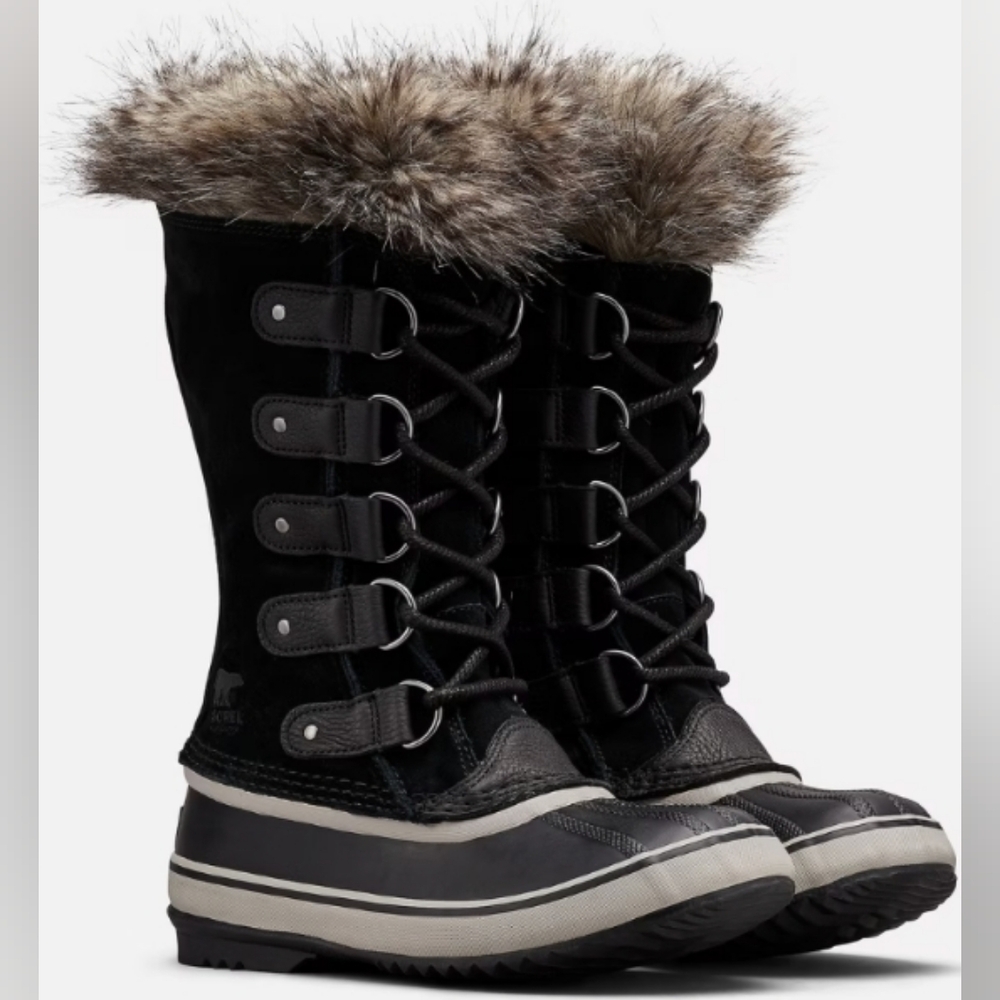 New, Sorel Women's Joan of Arctic Boot, Waterproof, Size 8 (Black, Quarry) - Picture 6 of 8